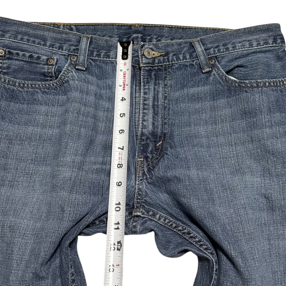 Levi's 514 Slim Straight Medium Wash 100% Cotton Denim Jeans Men's 36x30 - Picture 8 of 10